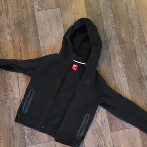 Nike Black Jacket with Red Logo